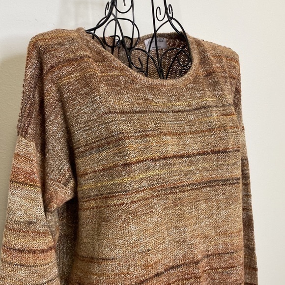 Jillian & Nicole Autumn Rust Sweater with Back Zipper - Picture 2 of 11